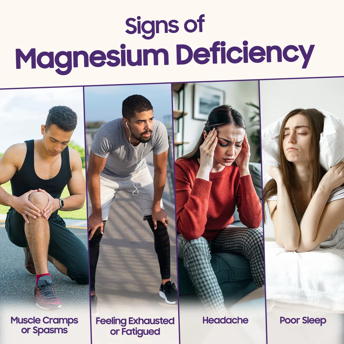 Signs of magnesium deficiency