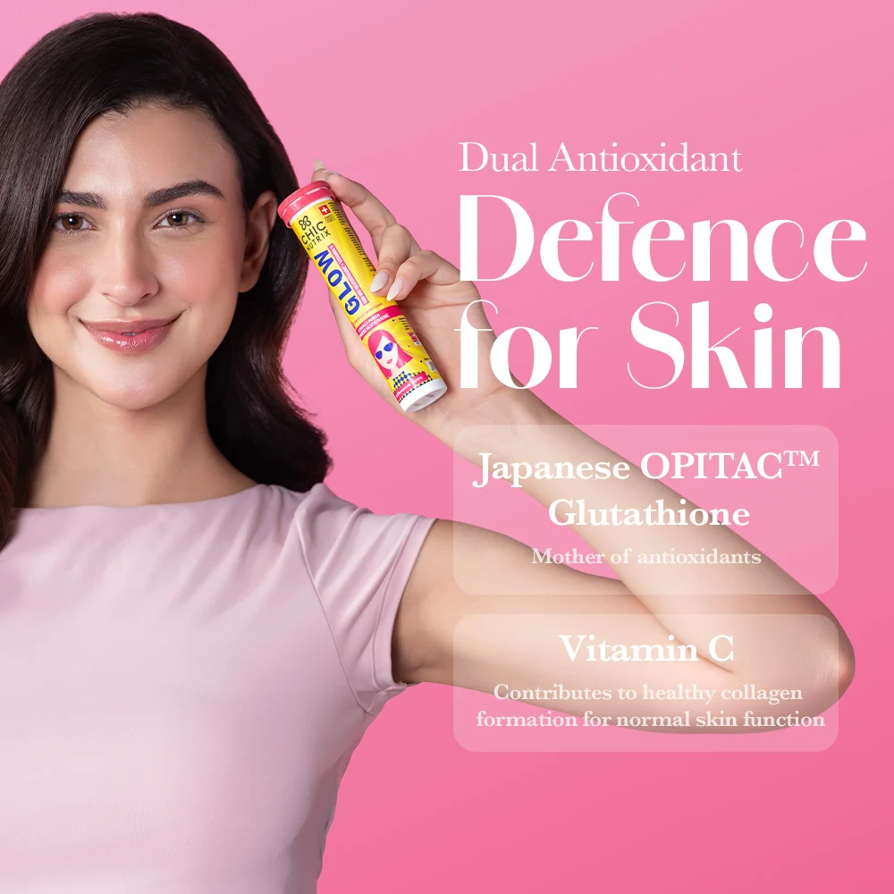 Dual antioxidant defence for skin with OPITAC Glutathione and Vitamin C