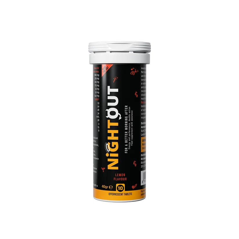 NightOut Recovery Drink — For A Better Morning After Fizzy Lemon