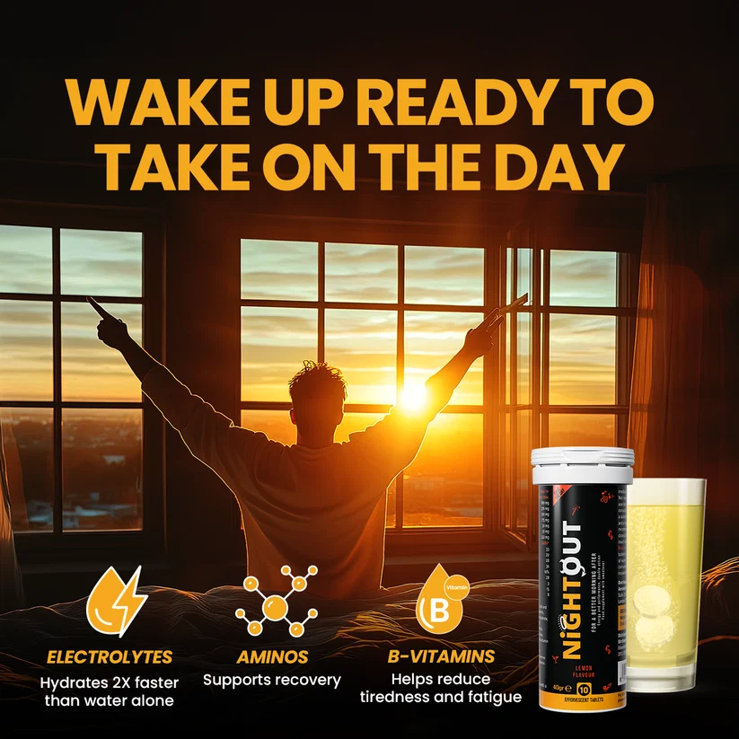 Wake up ready to take on the day with electrolytes, aminos and B-vitamins