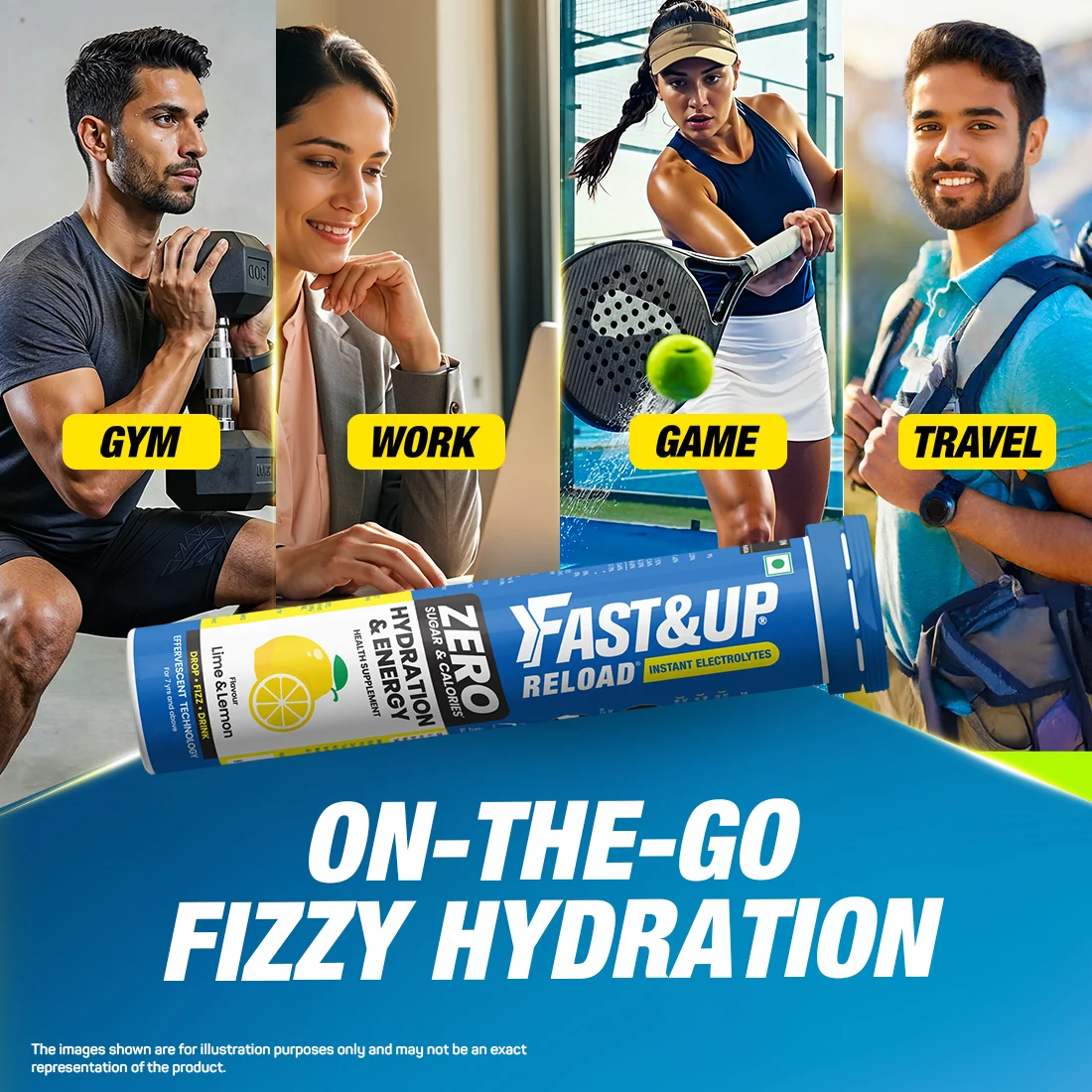 Reload Zero for gym, work, game and travel